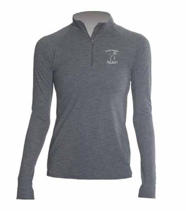 Ladies Anetik Quarterzip - Charcoal
