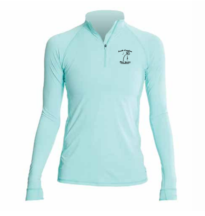 Ladies Anetik Quarterzip - Sky